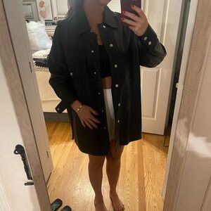 Zara leather jacket
